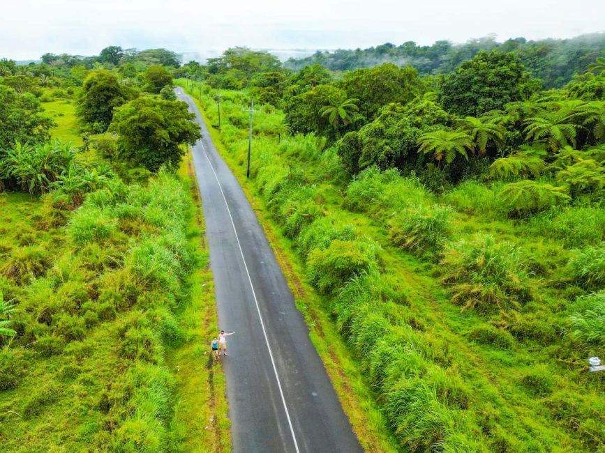 Hitchhiking in Tonga